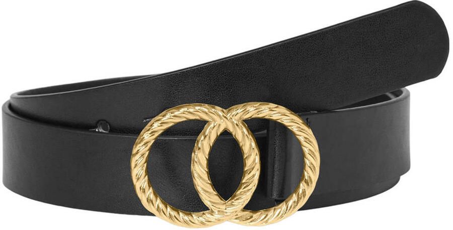 VERO MODA riem VMDITTE zwart goudkleurig