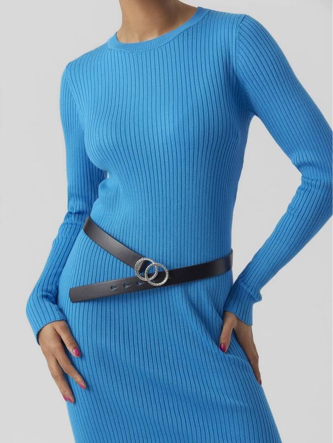 VERO MODA riem VMDITTE zwart zilverkleurig - Foto 2