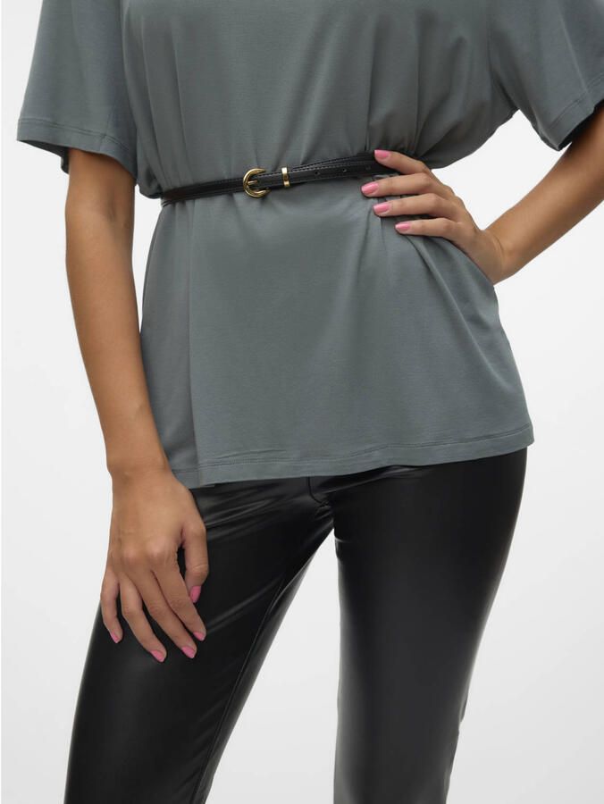 VERO MODA riem VMKATJA zwart goudkleurig