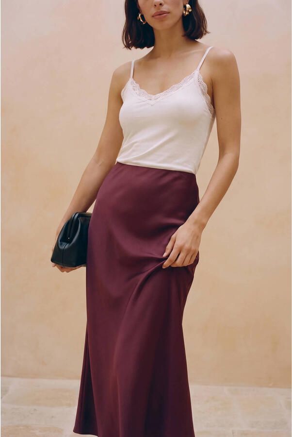 Vero Moda Uitlopende maxi-rok met elastische band model 'MERLE' - Foto 2