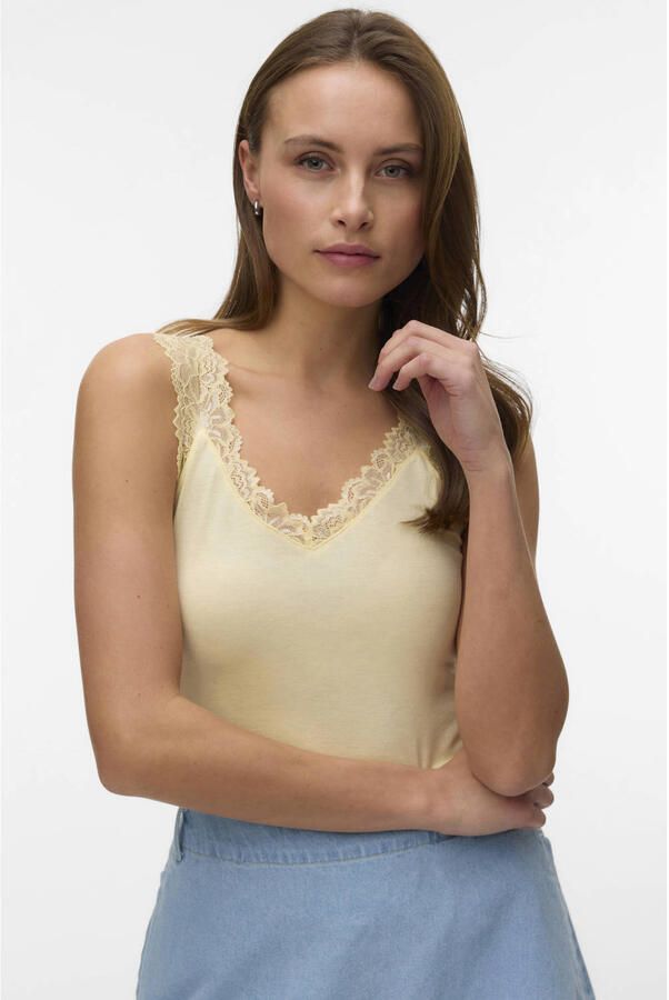 VERO MODA singlet lichtgeel