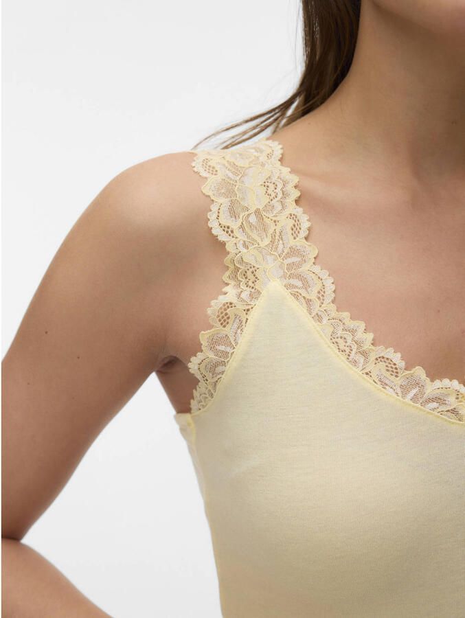 VERO MODA singlet lichtgeel - Foto 2