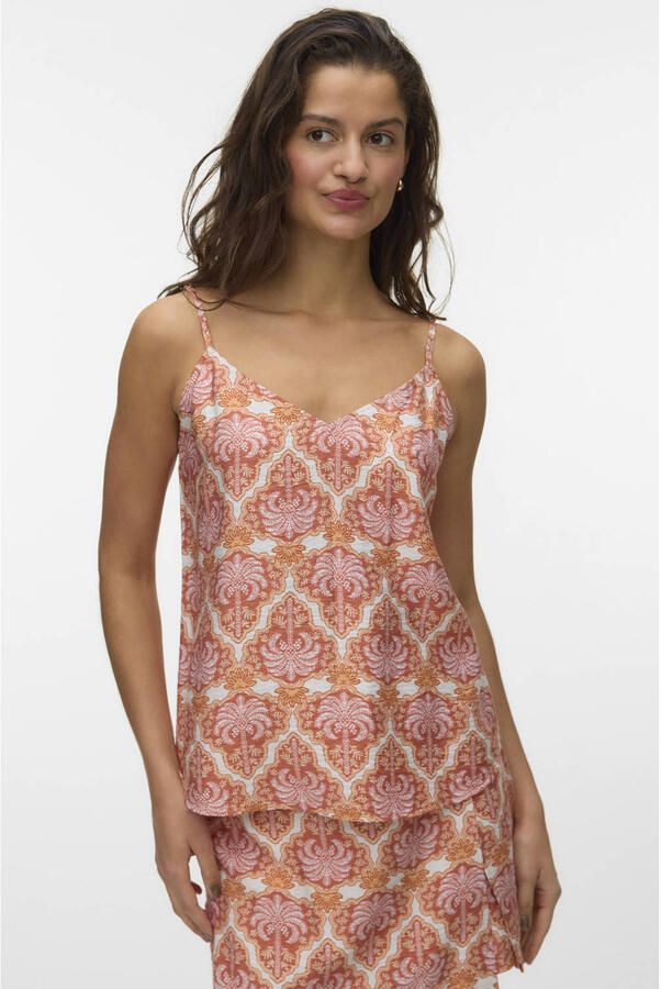 VERO MODA singlet oranje