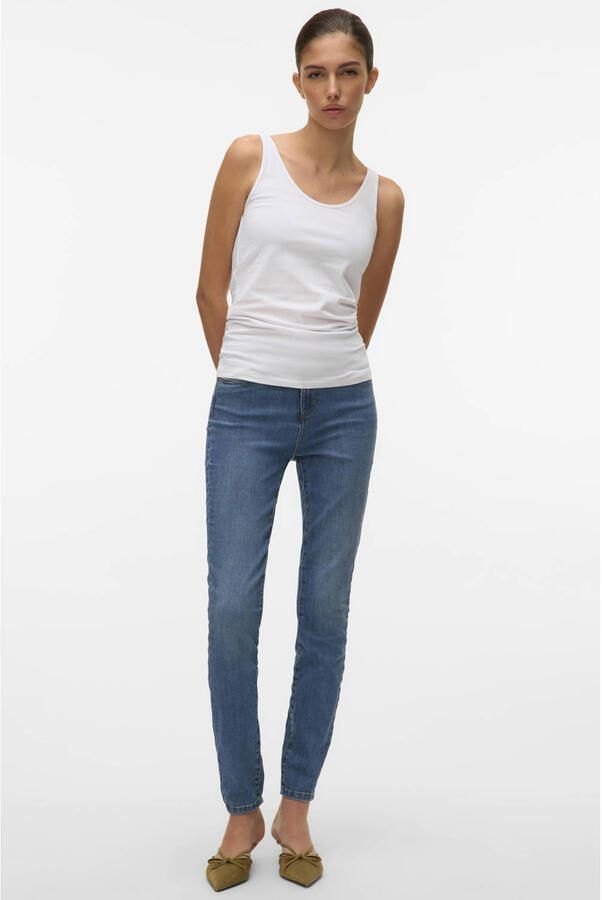 Vero Moda Stijlvolle Dames Tanktop Upgrade Jouw Zomergarderobe Wit Dames - Foto 2