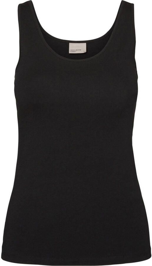 VERO MODA singlet VMMAXI met katoen zwart - Foto 3