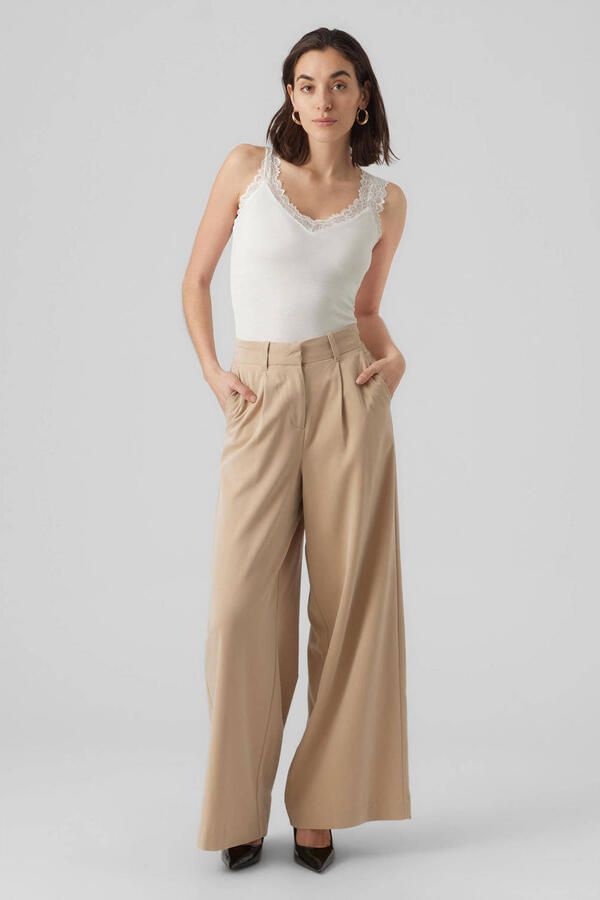 Vero Moda Stijlvolle Dames Tanktop Roma Collectie Wit Dames - Foto 2