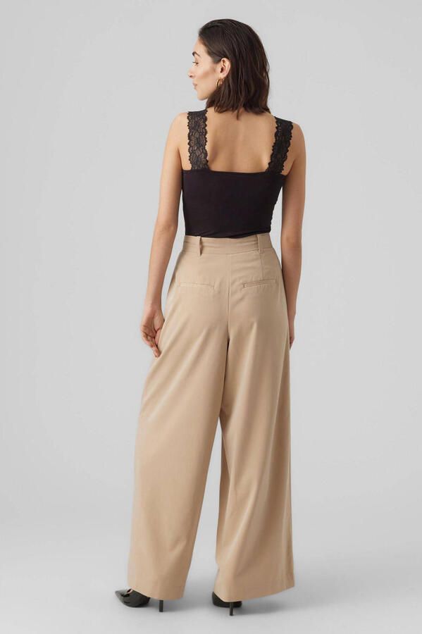Vero Moda Zwarte Viscose Tanktop Lente Zomer Black Dames - Foto 2