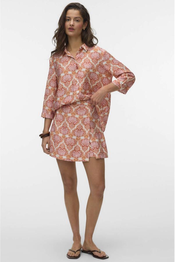 VERO MODA skort oranje