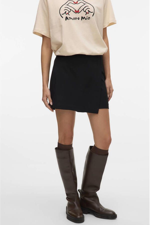 Vero Moda Korte Broek VMMELINA HW SHORT SKORT SOLID