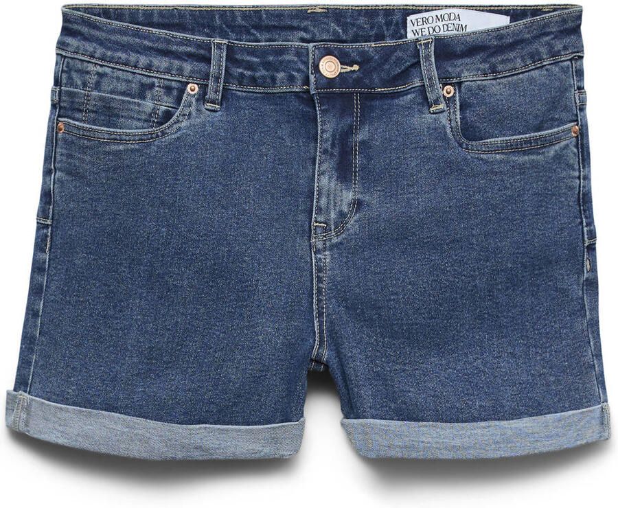 Vero Moda regular fit korte jeans van katoenmix model 'LUNA'