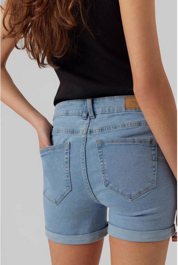 Vero Moda regular fit korte jeans van katoenmix model 'LUNA' - Foto 2