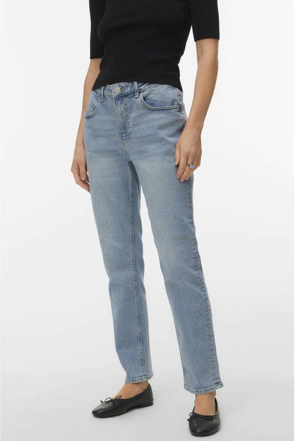 VERO MODA slim fit jeans light blue denim