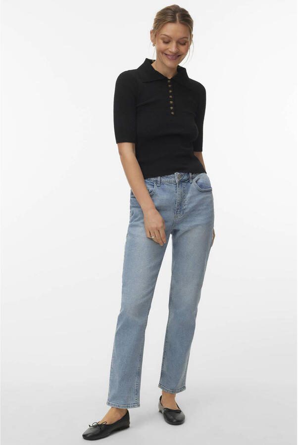 VERO MODA slim fit jeans light blue denim - Foto 2