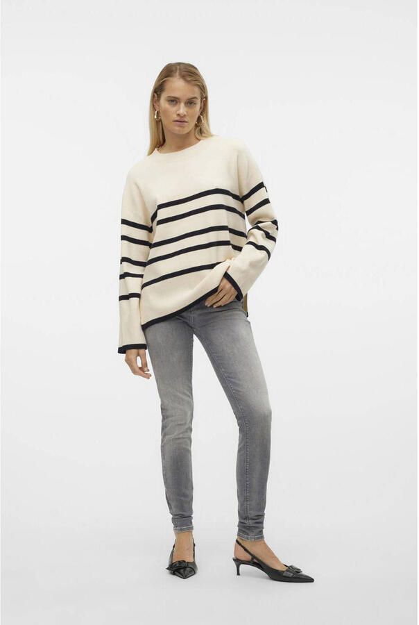 VERO MODA slim fit jeans VMLUX met katoen medium grey denim - Foto 2