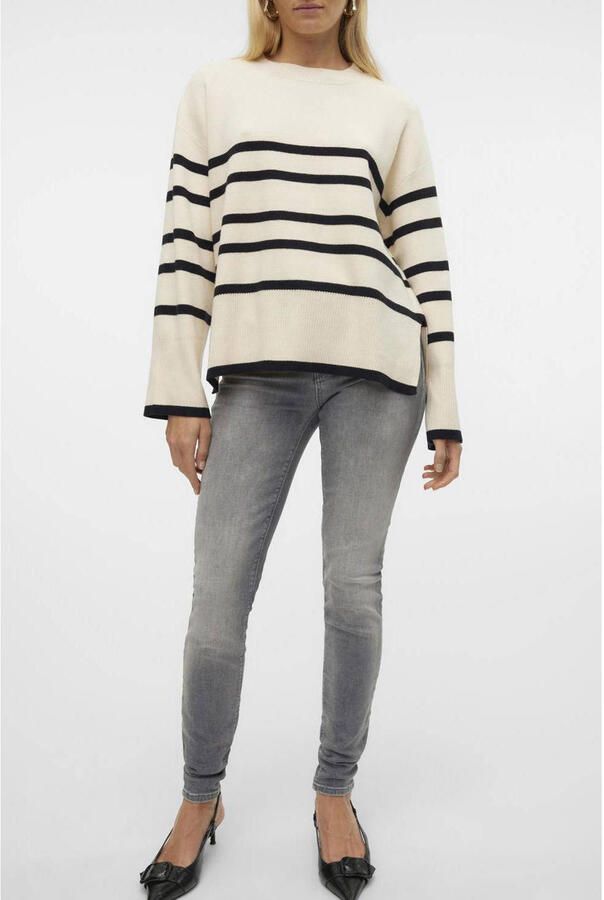 VERO MODA slim fit jeans VMLUX met katoen medium grey denim