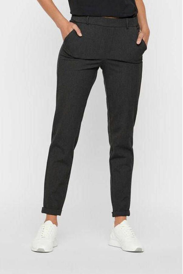 Vero Moda Loose fit stoffen broek met gestileerde opening model 'MAYA' - Foto 2