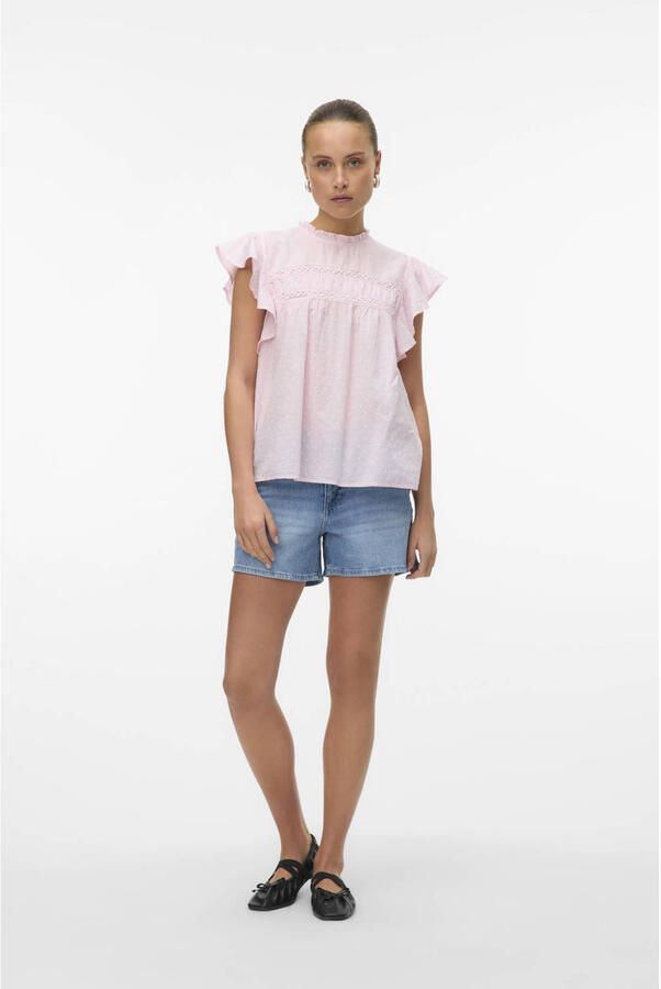 Vero Moda Jeansshort VMTESS MR SHORT DNM SHORTS MIX GA NOOS comfortabele vorm met stretchpercentage - Foto 3