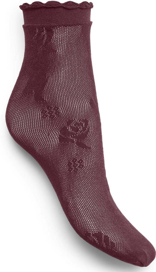 VERO MODA sokken VMCUTIE donkerrood