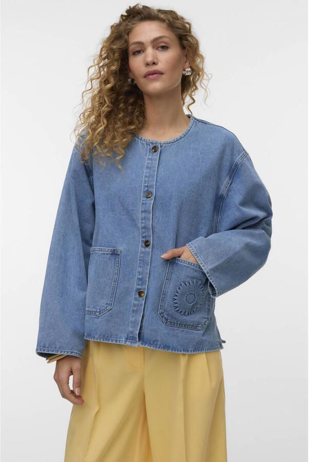 VERO MODA spijkerjas light blue denim