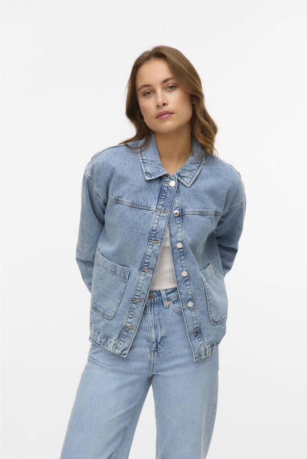 Vero Moda Jeansjack VMJAMIE LS DENIM SHACKET MIX NOOS - Foto 2