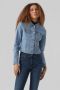 Vero Moda Outdoor Kort jeansjack met platte kraag model 'LUNA' - Thumbnail 1