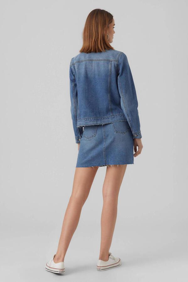 Vero Moda Regular fit jeansjack van katoenmix model 'ZORICA' - Foto 4