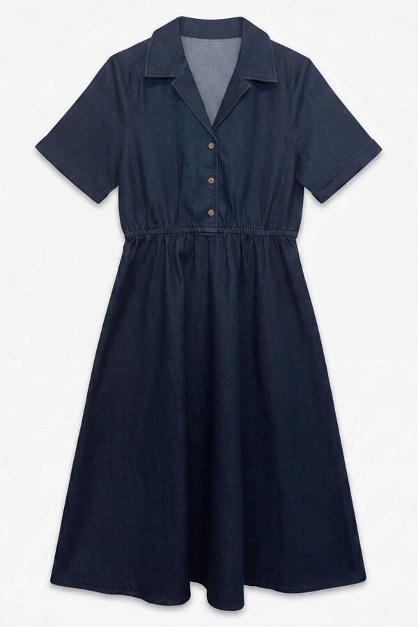 VERO MODA spijkerjurk donkerblauw