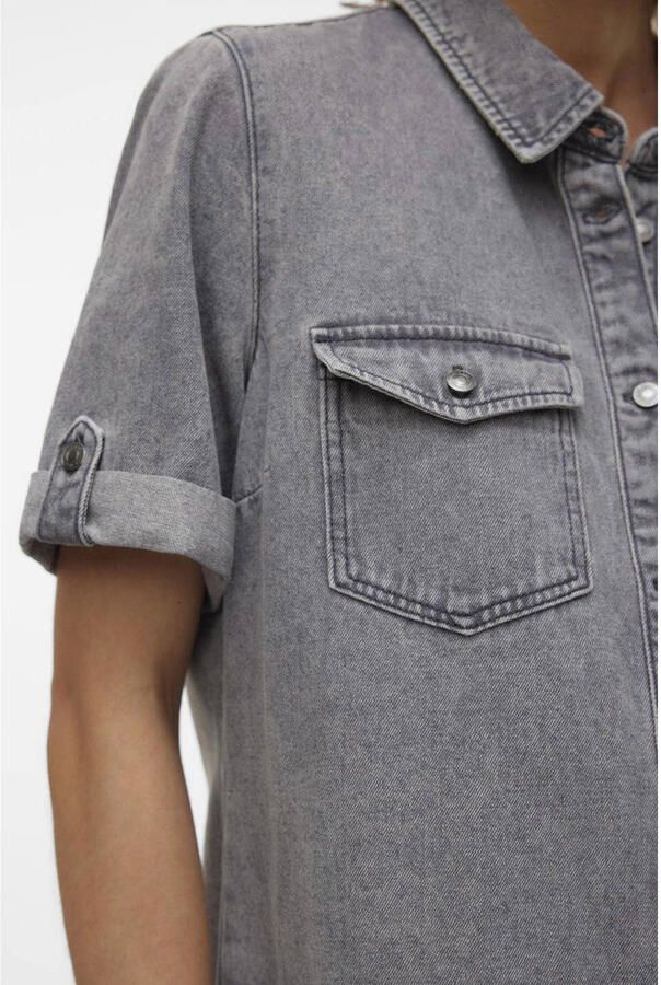 Vero Moda Jeans jurk VMJENNIE SS SHORT DENIM DRESS NOOS - Foto 2