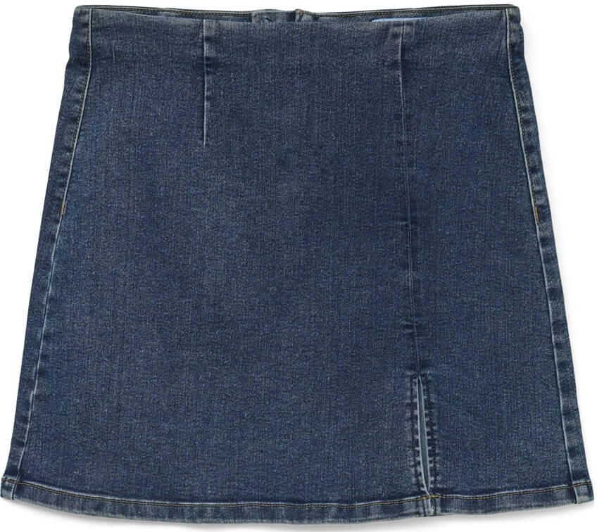 Vero Moda Nauwsluitende jeansrok met split aan de voorkant model 'NELLY'