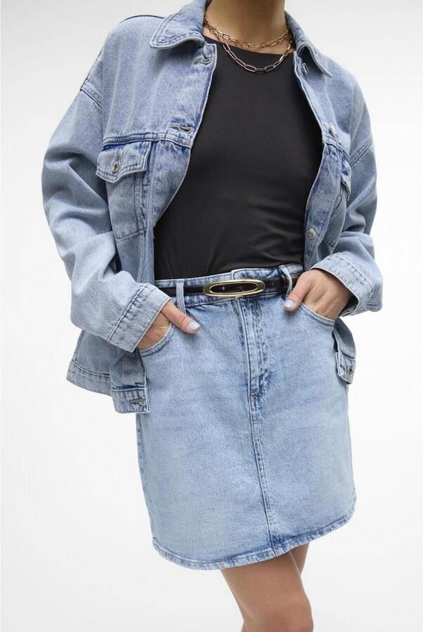 Vero Moda Regular fit jeansrok met 5-pocketmodel model 'TESSA' - Foto 2