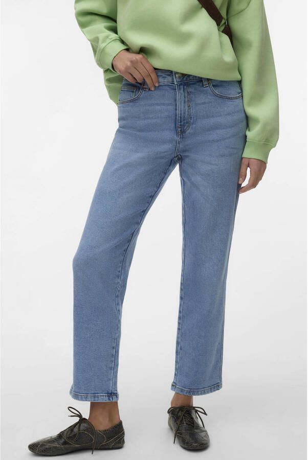 VERO MODA straight leg jeans light blue denim - Foto 3