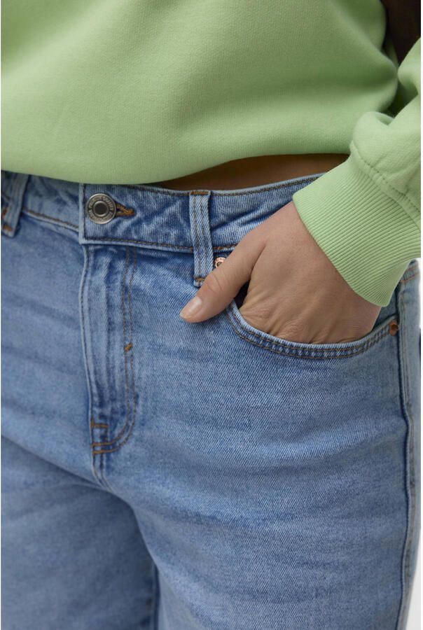 VERO MODA straight leg jeans light blue denim - Foto 2