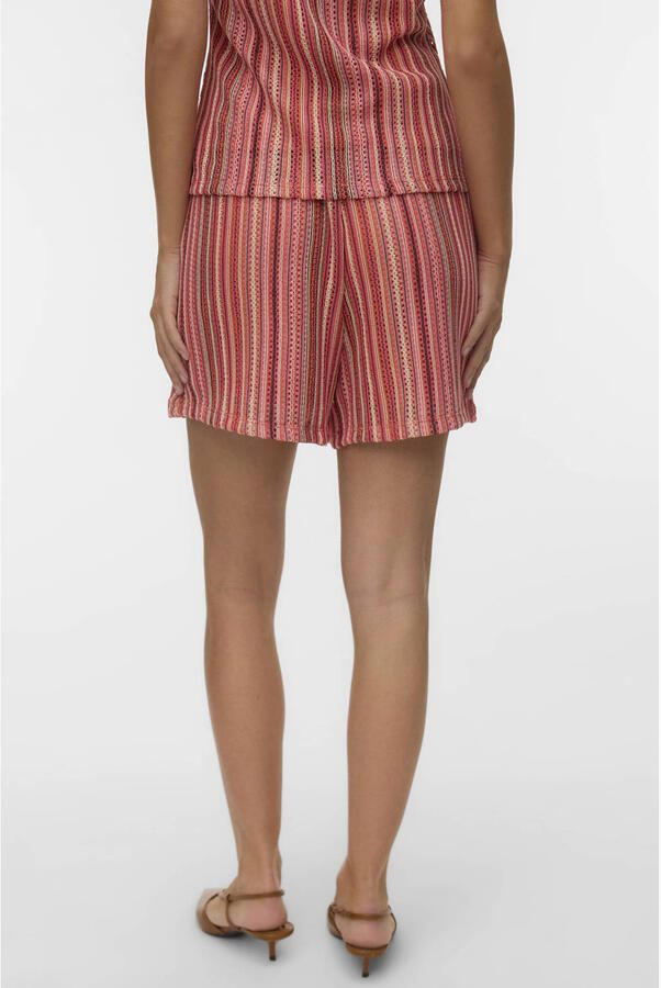 VERO MODA straight regular waist gestreepte casual short - Foto 2