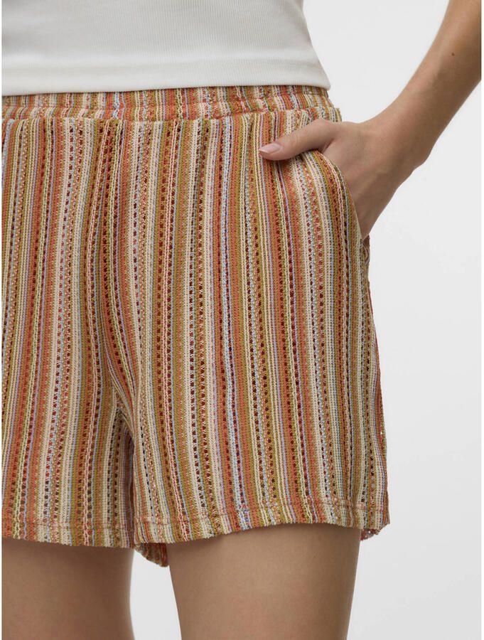 VERO MODA straight regular waist gestreepte casual short - Foto 2