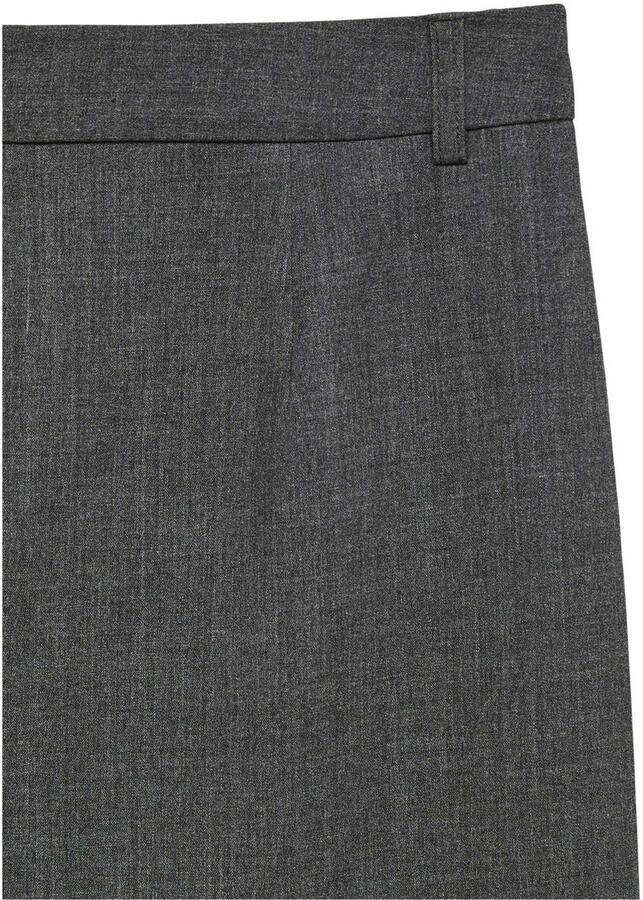 VERO MODA straight regular waist pantalon antraciet