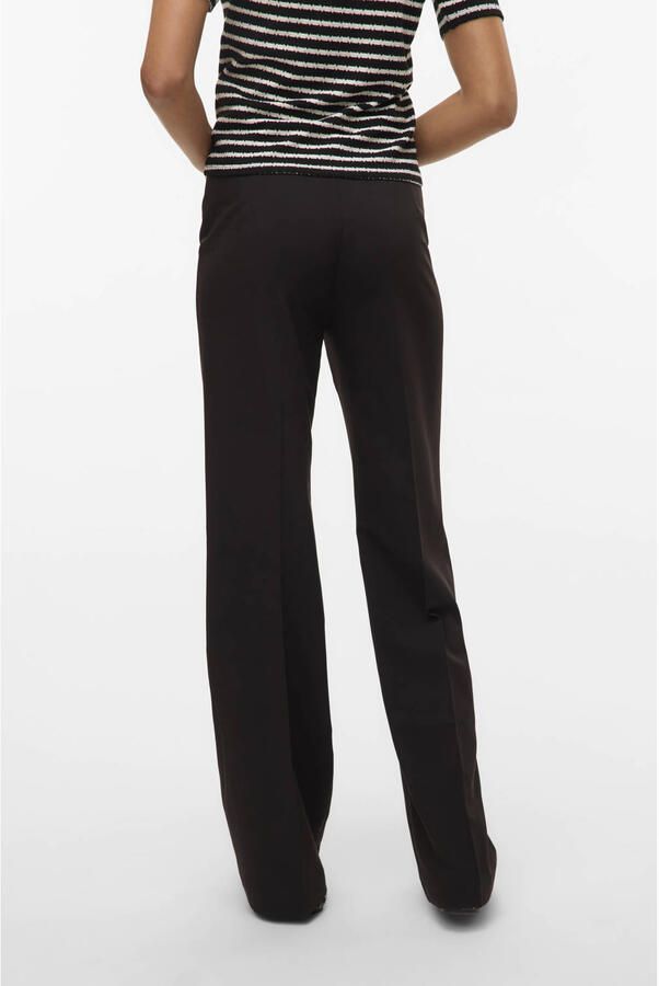 Vero Moda Straight fit bandplooibroek met viscose model 'TEXAS' - Foto 2