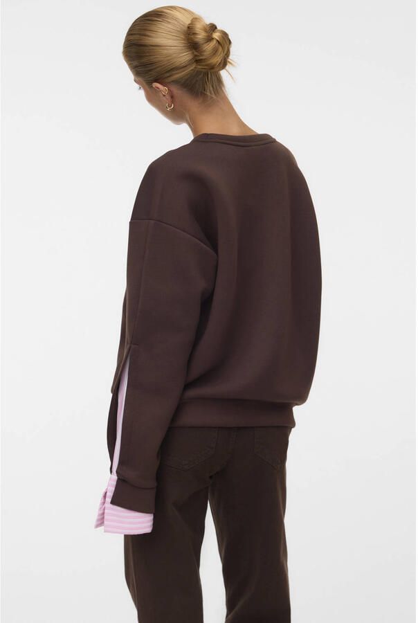 VERO MODA sweater bruin - Foto 3