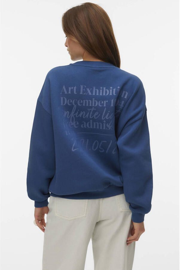 VERO MODA sweater donkerblauw - Foto 3