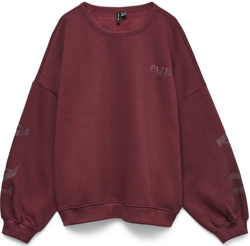 VERO MODA sweater donkerrood - Foto 2