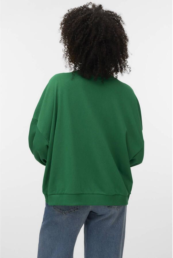 Vero Moda oversized sweatshirt van katoenmix model 'JAMIE' - Foto 3