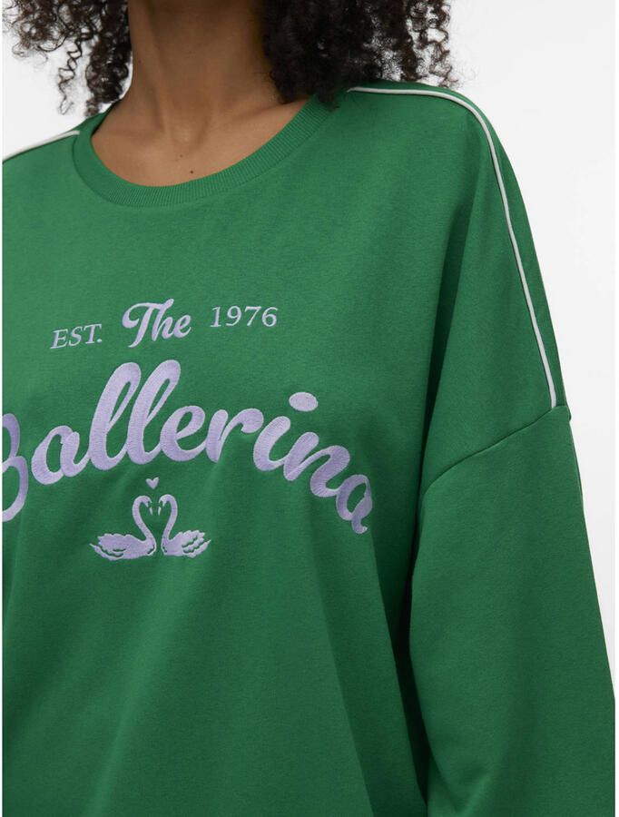 Vero Moda oversized sweatshirt van katoenmix model 'JAMIE' - Foto 2
