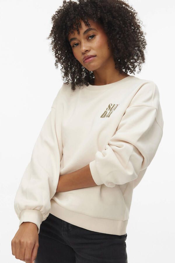 VERO MODA sweater met backprint
