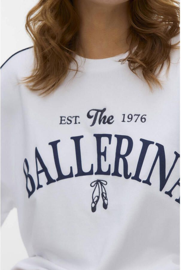 Vero Moda oversized sweatshirt van katoenmix model 'JAMIE' - Foto 2