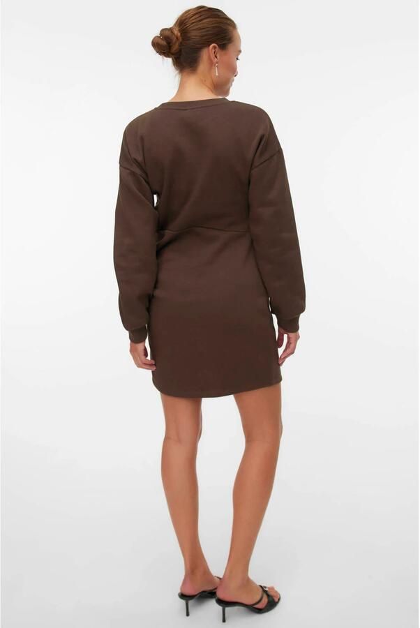 VERO MODA sweatjurk donkerbruin - Foto 2