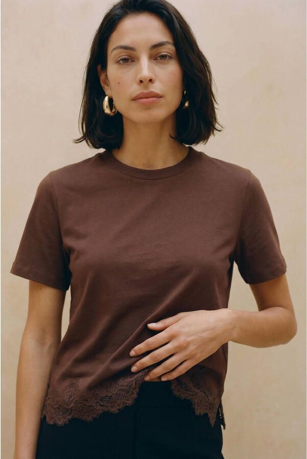 VERO MODA T-shirt bruin