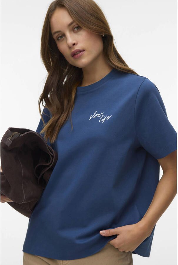 VERO MODA T-shirt donkerblauw