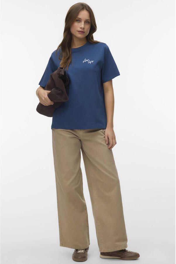 VERO MODA T-shirt donkerblauw - Foto 3