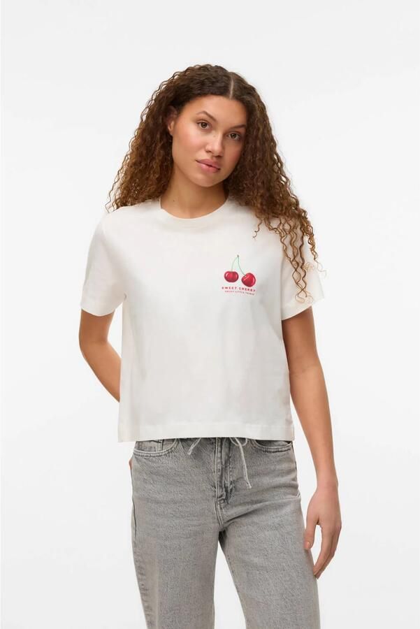 VERO MODA T-shirt ecru