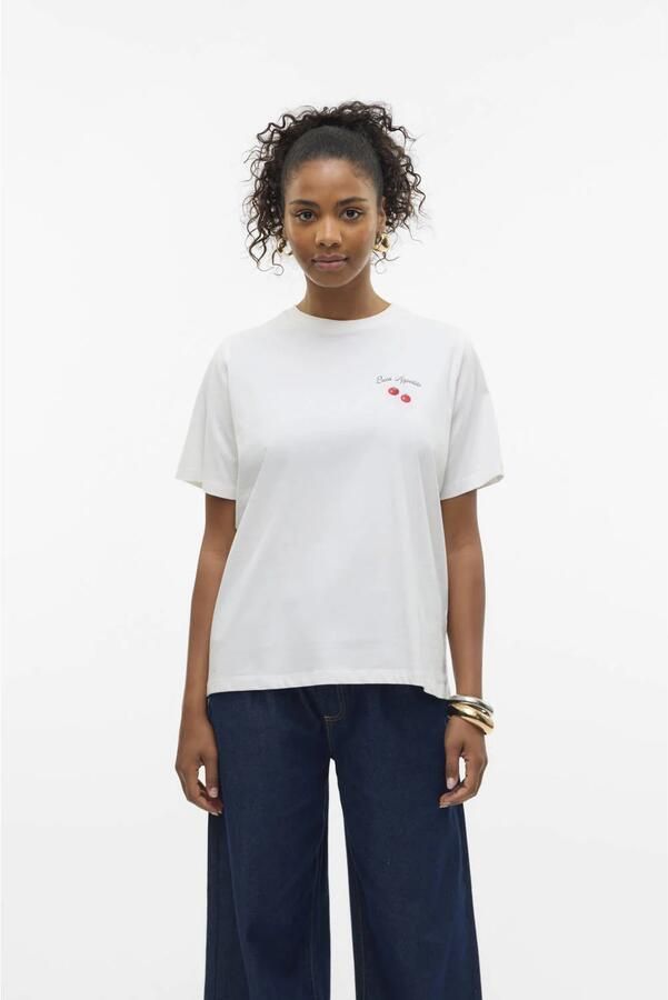 Vero Moda T-shirt VMAYA CATY SS TOP BOX JRS GA - Foto 2