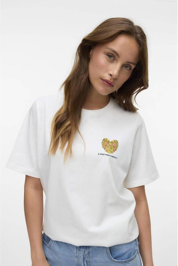 Vero Moda T-shirt VMAYA CATY SS TOP BOX JRS GA - Foto 2